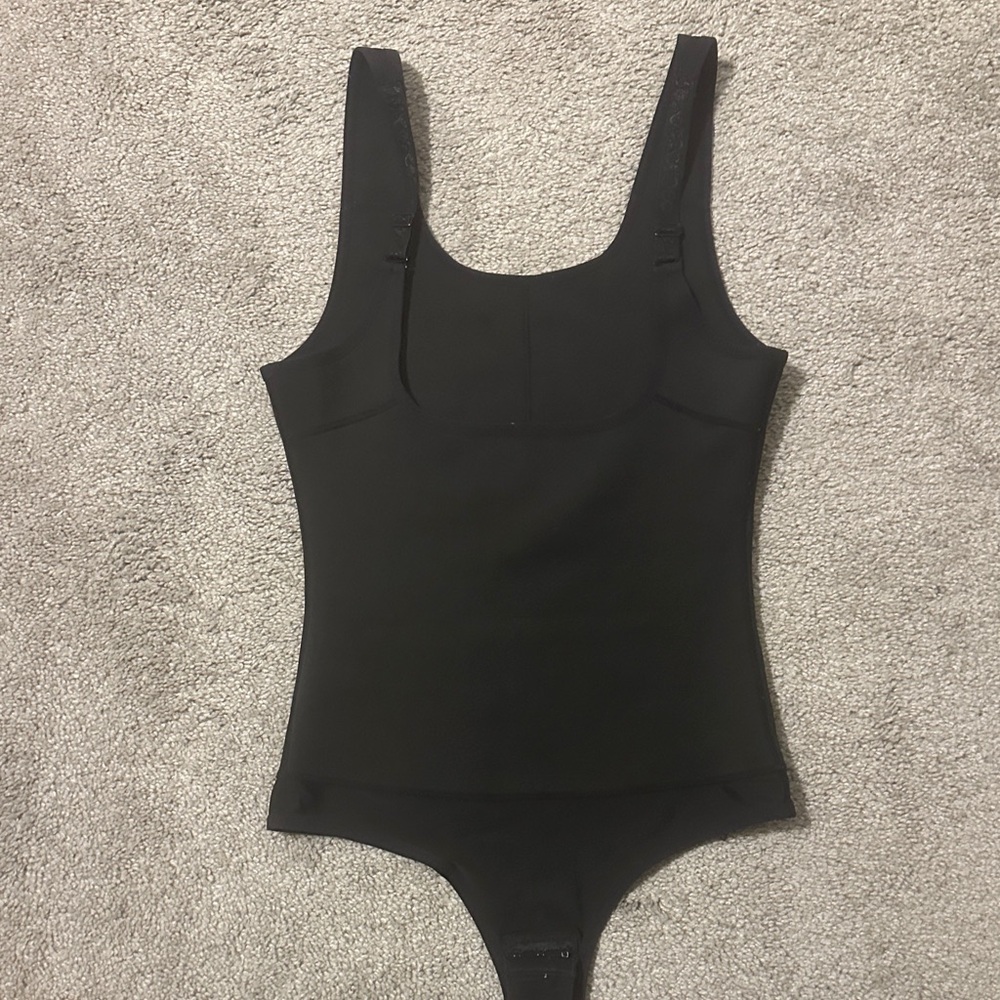 Black Sleeveless Bodysuit